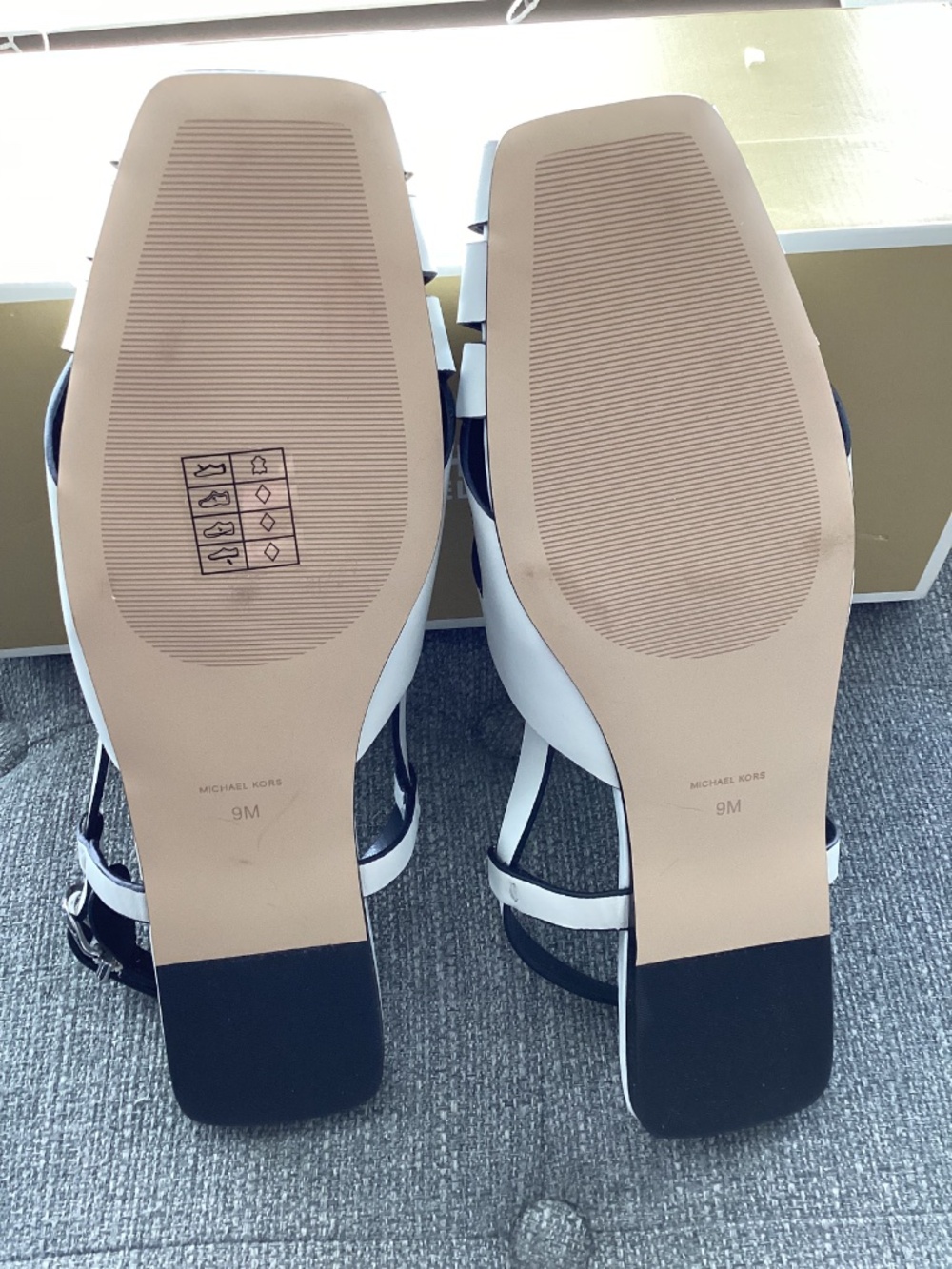 Michael Kors Michael Michael Kors Irene Slingback Leather Flats, size 9 - Picture 6 of 9